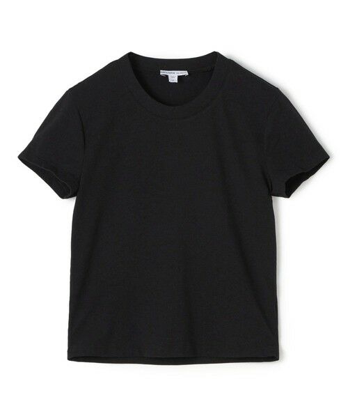TOMORROWLAND/トゥモローランド コットンポリエステル クロップドTシャツ WMTP3926 19 ブラック 0(S) TOMORROWLAND/トゥモローランド コットンポリエステル クロップドTシャツ WMTP3926 19 ブラック 0(S)
