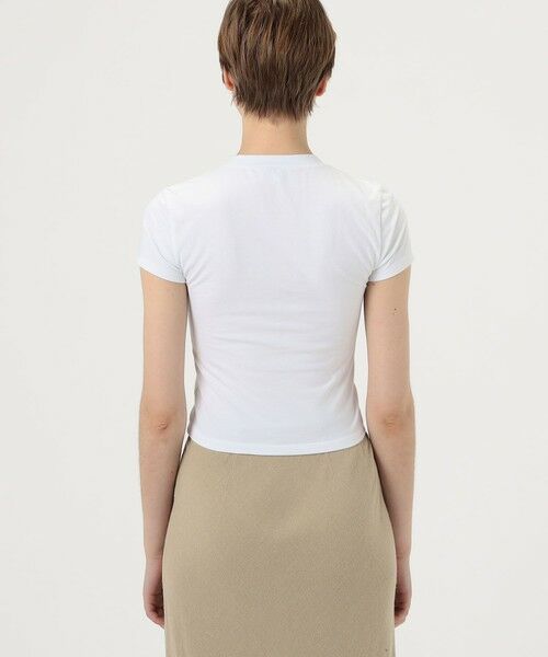 TOMORROWLAND / トゥモローランド Tシャツ | コットンポリエステル クロップドTシャツ WMTP3926 | 詳細4