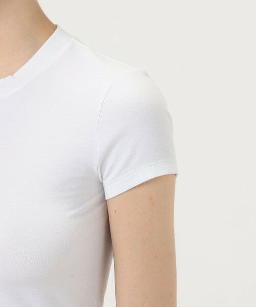 TOMORROWLAND / トゥモローランド Tシャツ | コットンポリエステル クロップドTシャツ WMTP3926 | 詳細7