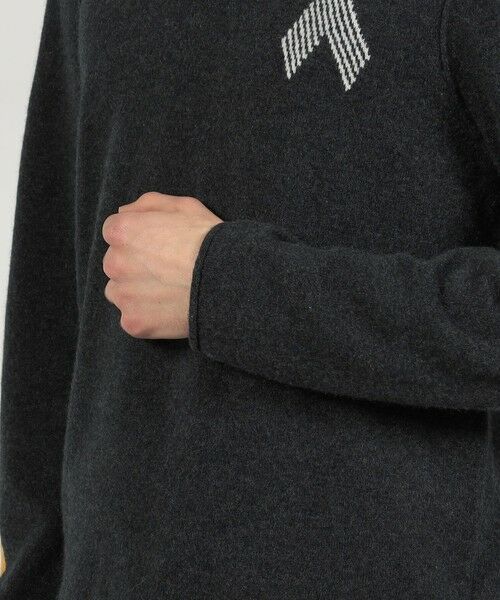 TOMORROWLAND / トゥモローランド ニット・セーター | リサイクルカシミヤグラフィック クルーネックプルオーバー MRBC3426AE | 詳細6