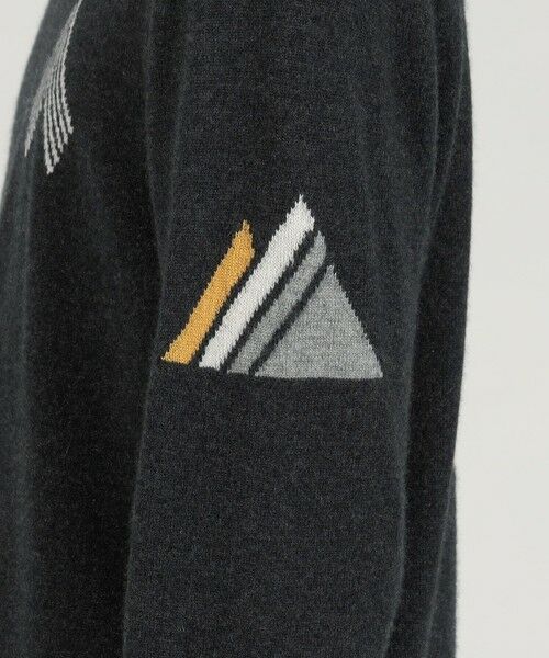 TOMORROWLAND / トゥモローランド ニット・セーター | リサイクルカシミヤグラフィック クルーネックプルオーバー MRBC3426AE | 詳細9