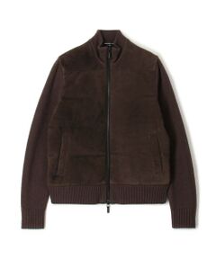 TOMORROWLAND / トゥモローランド ダウンジャケット・ベスト | スエード ジップアップブルゾン MSUE2167