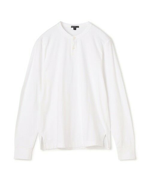 TOMORROWLAND / トゥモローランド Tシャツ | ヘビーリュクスジャージー ヘンリーネックプルオーバー MLOJ3631(11 ホワイト)