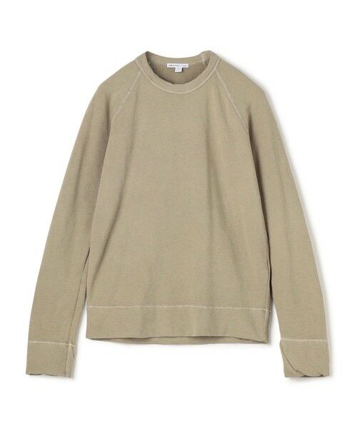 TOMORROWLAND / トゥモローランド スウェット | バックパイルスエット ラグランスリーブプルオーバー MXA3278(43 ベージュ)