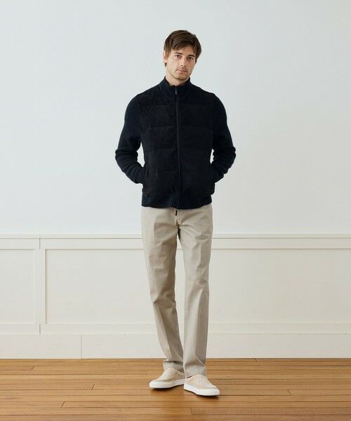 TOMORROWLAND / トゥモローランド スラックス・ドレスパンツ | コットンカシミヤツイル トラウザー MCAS1401 | 詳細1