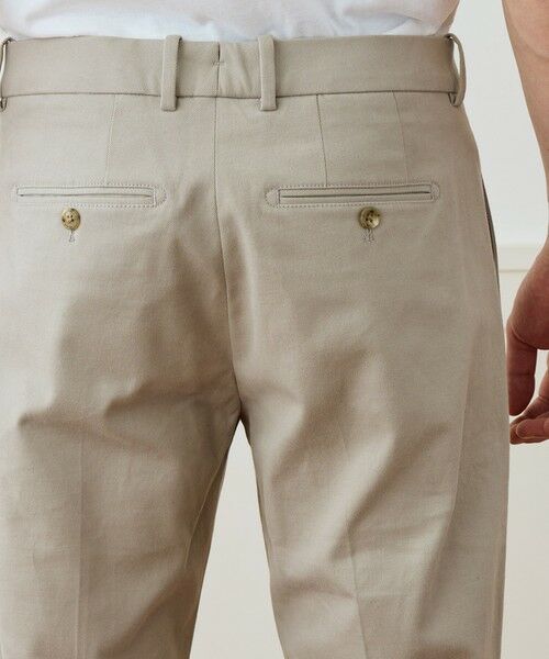 TOMORROWLAND / トゥモローランド スラックス・ドレスパンツ | コットンカシミヤツイル トラウザー MCAS1401 | 詳細6