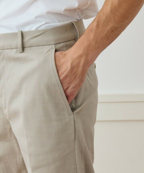 TOMORROWLAND / トゥモローランド スラックス・ドレスパンツ | コットンカシミヤツイル トラウザー MCAS1401 | 詳細7