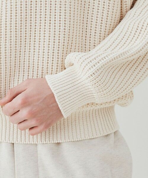 TOMORROWLAND / トゥモローランド ニット・セーター | フィッシャーマンズリブ クルーネックプルオーバー | 詳細6