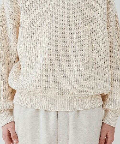 TOMORROWLAND / トゥモローランド ニット・セーター | フィッシャーマンズリブ クルーネックプルオーバー | 詳細7