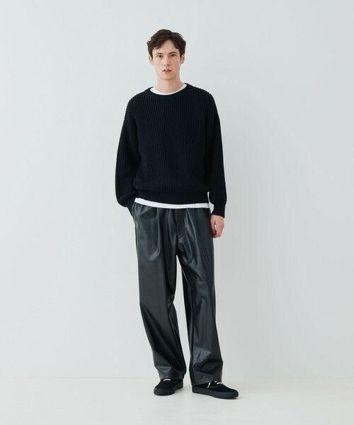 TOMORROWLAND / トゥモローランド ニット・セーター | フィッシャーマンズリブ クルーネックプルオーバー | 詳細9