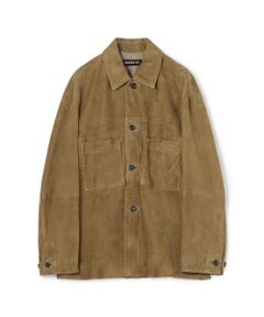 TOMORROWLAND / トゥモローランド テーラードジャケット | ゴートスウェード ツーポケットブルゾン