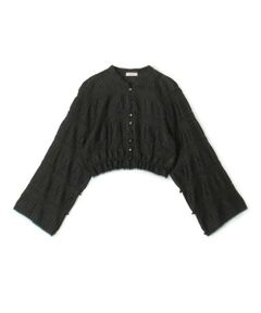 TOMORROWLAND / トゥモローランド シャツ・ブラウス（半袖以外） | ブリックジャカード クロップドブラウス