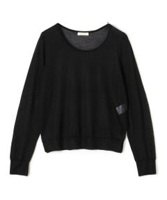 TOMORROWLAND / トゥモローランド ニット・セーター | ソフトカシミヤシルク ラウンドネックプルオーバー