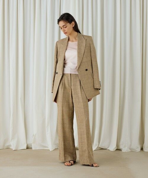 TOMORROWLAND / トゥモローランド ニット・セーター | ソフトカシミヤシルク ラウンドネックプルオーバー | 詳細1