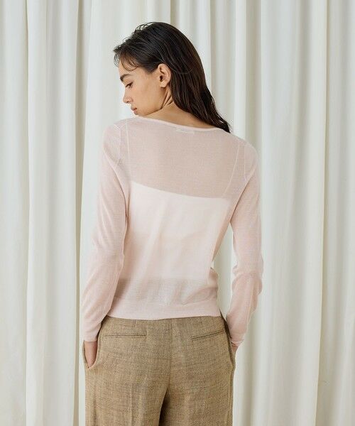 TOMORROWLAND / トゥモローランド ニット・セーター | ソフトカシミヤシルク ラウンドネックプルオーバー | 詳細4