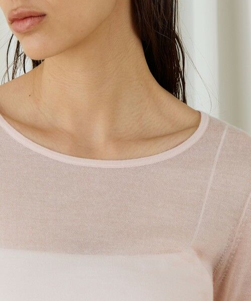 TOMORROWLAND / トゥモローランド ニット・セーター | ソフトカシミヤシルク ラウンドネックプルオーバー | 詳細5