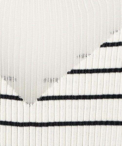 TOMORROWLAND / トゥモローランド ニット・セーター | コットンアセテートリブ ビルドネックプルオーバー | 詳細9