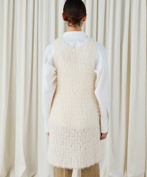 TOMORROWLAND / トゥモローランド ニット・セーター | フラッフィーコットンニットジレ | 詳細4