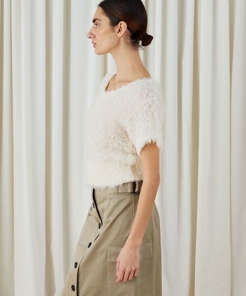 TOMORROWLAND / トゥモローランド ニット・セーター | フラッフィーコットンフロンタブルプルオーバー | 詳細3