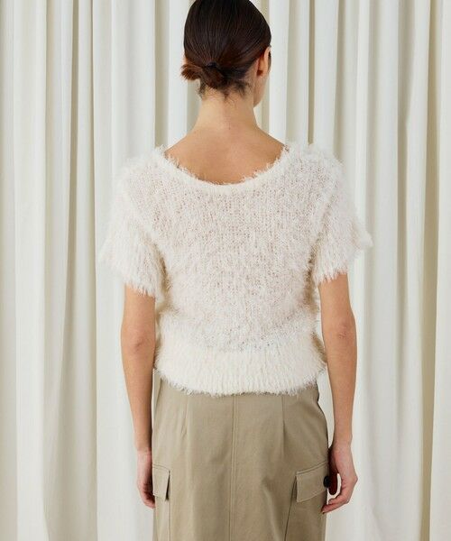 TOMORROWLAND / トゥモローランド ニット・セーター | フラッフィーコットンフロンタブルプルオーバー | 詳細4