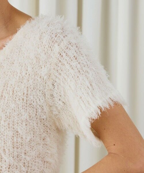 TOMORROWLAND / トゥモローランド ニット・セーター | フラッフィーコットンフロンタブルプルオーバー | 詳細6
