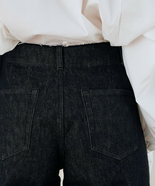 TOMORROWLAND / トゥモローランド デニムパンツ | ブラックデニム ラウンドパンツ | 詳細7