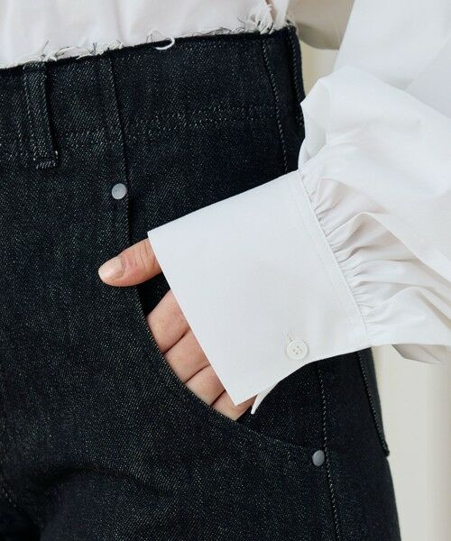 TOMORROWLAND / トゥモローランド デニムパンツ | ブラックデニム ラウンドパンツ | 詳細8