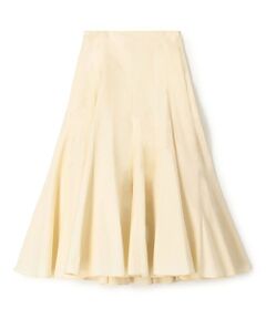 TOMORROWLAND / トゥモローランド ミニ・ひざ丈スカート | スビンコットンツイル ボリュームスカート