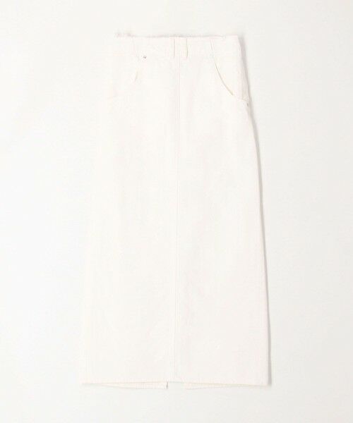 TOMORROWLAND / トゥモローランド デニムスカート | ペインティングホワイトデニム ブラレット付きマキシスカート | 詳細17