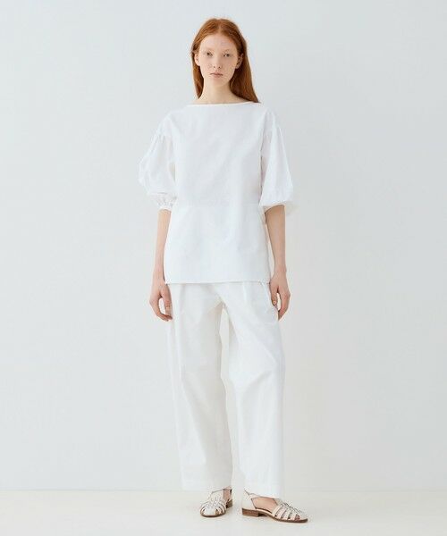 TOMORROWLAND / トゥモローランド シャツ・ブラウス | プレミアムオックス スリーブタックブラウス | 詳細1