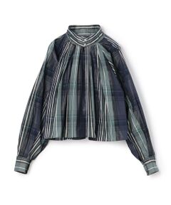 TOMORROWLAND / トゥモローランド シャツ・ブラウス（半袖以外） | ライトタフタ スタンドカラーブラウス