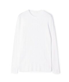 TOMORROWLAND / トゥモローランド ニット・セーター | ギザコットンリブ クルーネックプルオーバー