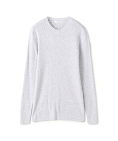 TOMORROWLAND / トゥモローランド ニット・セーター | ギザコットンリブ クルーネックプルオーバー