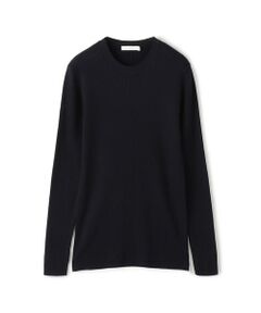 TOMORROWLAND / トゥモローランド ニット・セーター | ギザコットンリブ クルーネックプルオーバー