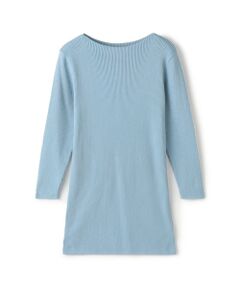 TOMORROWLAND / トゥモローランド ニット・セーター | ギザコットンリブ ボートネックプルオーバー