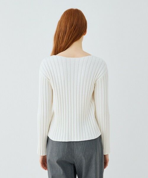 TOMORROWLAND / トゥモローランド ニット・セーター | ワイドリブ クルーネックプルオーバー | 詳細4