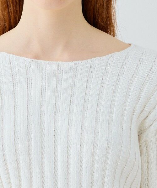 TOMORROWLAND / トゥモローランド ニット・セーター | ワイドリブ クルーネックプルオーバー | 詳細5