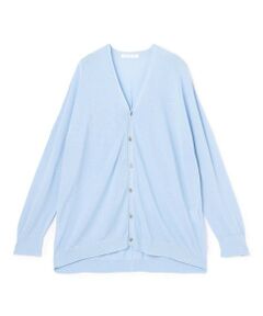 TOMORROWLAND / トゥモローランド カーディガン・ボレロ | ガーゼコットン Vネックカーディガン