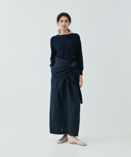 TOMORROWLAND / トゥモローランド ニット・セーター | ガーゼコットン クルーネックプルオーバー | 詳細1