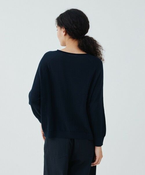 TOMORROWLAND / トゥモローランド ニット・セーター | ガーゼコットン クルーネックプルオーバー | 詳細4