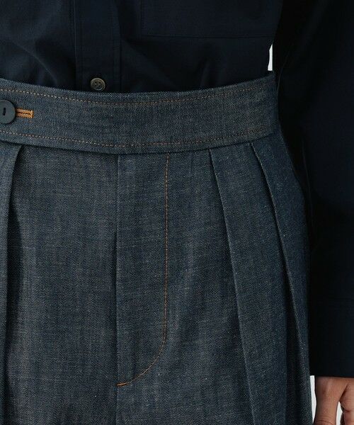 TOMORROWLAND / トゥモローランド デニムパンツ | ステイブルーデニム ツータックパンツ | 詳細5