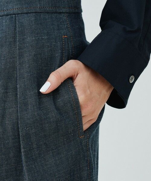 TOMORROWLAND / トゥモローランド デニムパンツ | ステイブルーデニム ツータックパンツ | 詳細7
