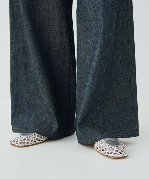 TOMORROWLAND / トゥモローランド デニムパンツ | ステイブルーデニム ツータックパンツ | 詳細8