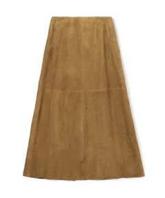 TOMORROWLAND / トゥモローランド ロング・マキシ丈スカート | ゴートスウェード Aラインスカート