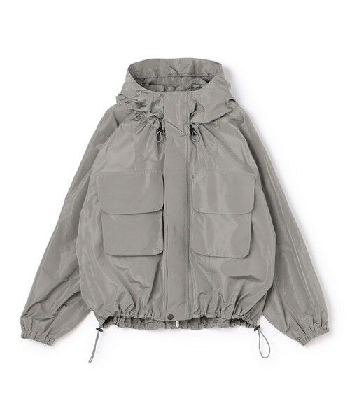 TOMORROWLAND / トゥモローランド ブルゾン | メモリータフタ フーデットブルゾン(15 グレー)