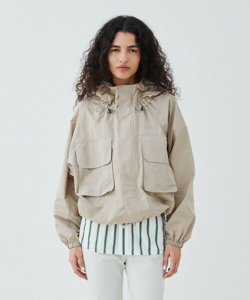 TOMORROWLAND / トゥモローランド ブルゾン | メモリータフタ フーデットブルゾン | 詳細2