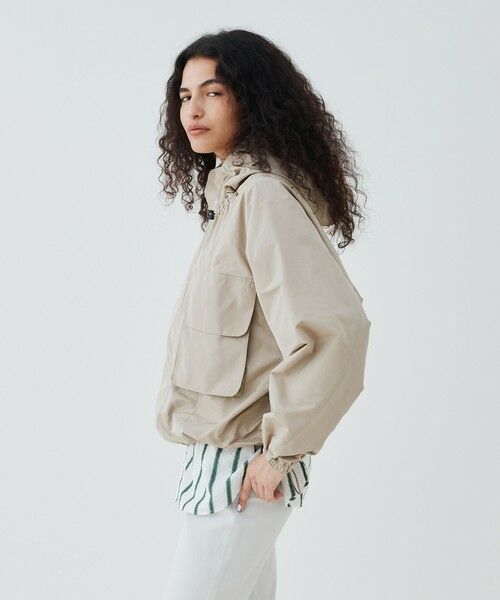 TOMORROWLAND / トゥモローランド ブルゾン | メモリータフタ フーデットブルゾン | 詳細3