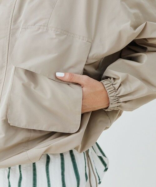 TOMORROWLAND / トゥモローランド ブルゾン | メモリータフタ フーデットブルゾン | 詳細7