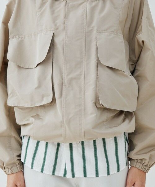 TOMORROWLAND / トゥモローランド ブルゾン | メモリータフタ フーデットブルゾン | 詳細8