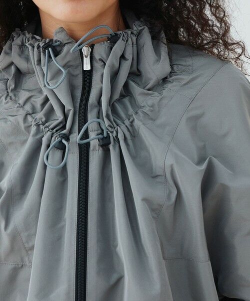 TOMORROWLAND / トゥモローランド その他アウター | メモリータフタ ギャザースタンドカラーコート | 詳細7